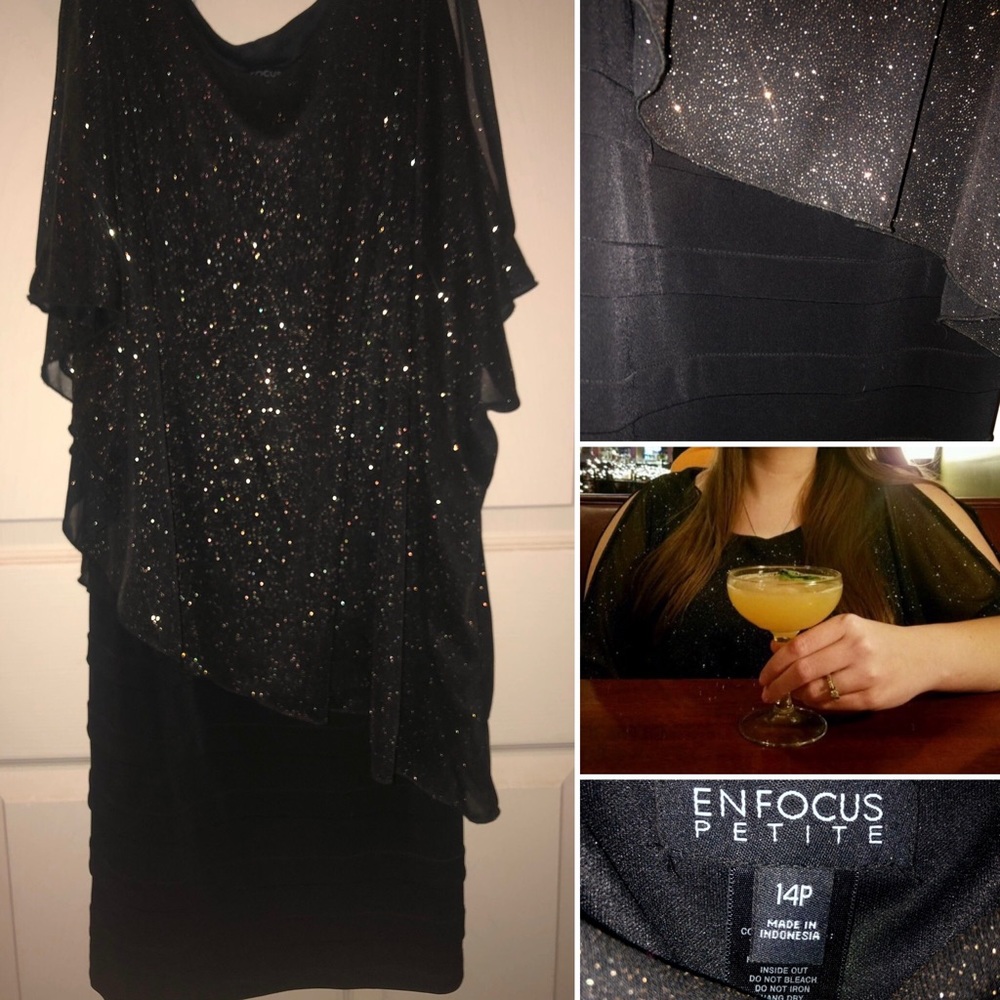 Sparkly Black Dress